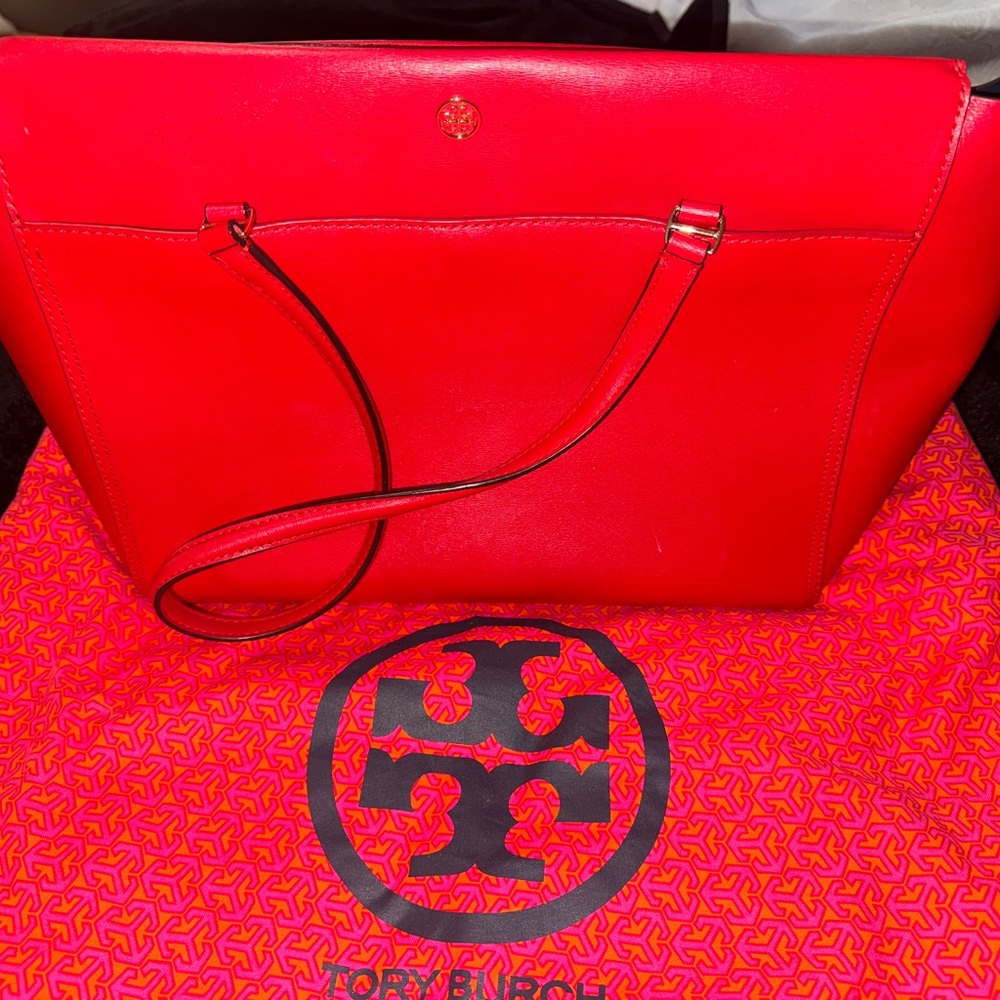Tory Burch Vibrant Red Tote